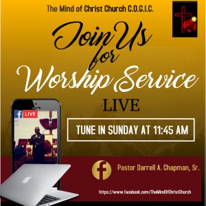 Ad for Mind of Christ Church Service