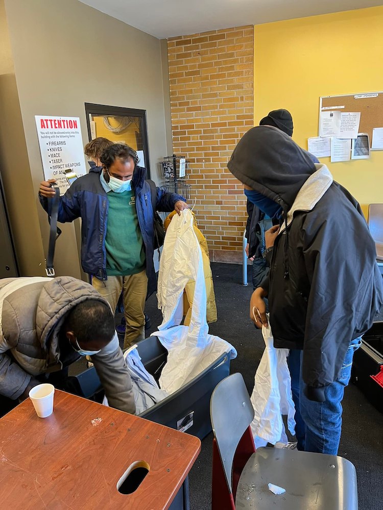 Feed My Sheep Helping Hand Ministry travels throughout the St. Louis provides clothing